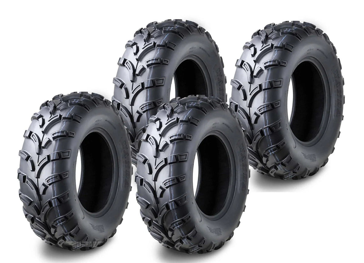 Set of 4 WANDA UTV ATV Tires 24x9-11 225/70-11 6PR Lit Mud P373