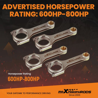 Set of 4 Connecting Rods for 4G63 Lancer EVO 7 (2001–2007) ARP 2000