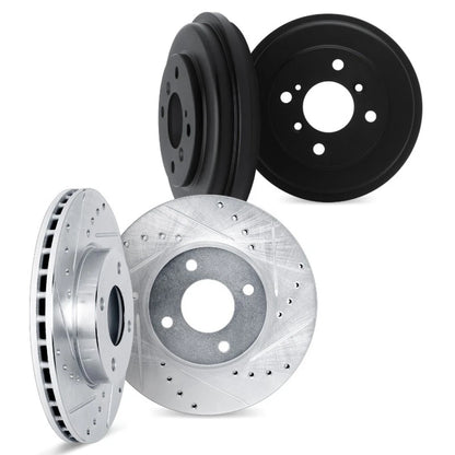 Drilled and Slotted Rotors for Nissan Cube (2009–2014) ALX-PAU-DF-7004-67068-CLA2