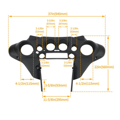 Batwing Inner Front Fairing for Harley Davidson Electra Glide (1996–2013)