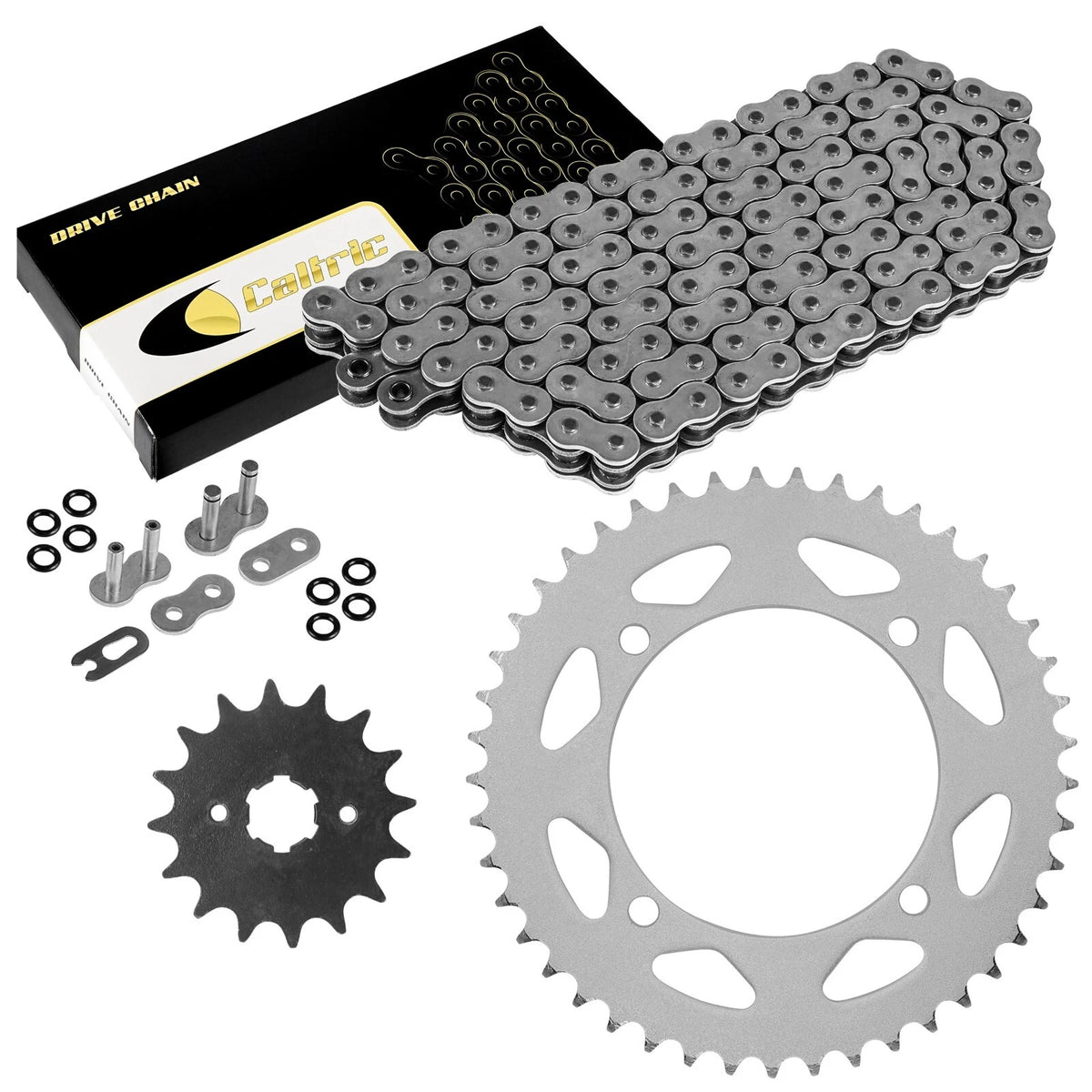 O-Ring Drive Chain & Sprockets Kit for Yamaha XV250 V-Star 250 (2008–2016) EG1409FS104XO