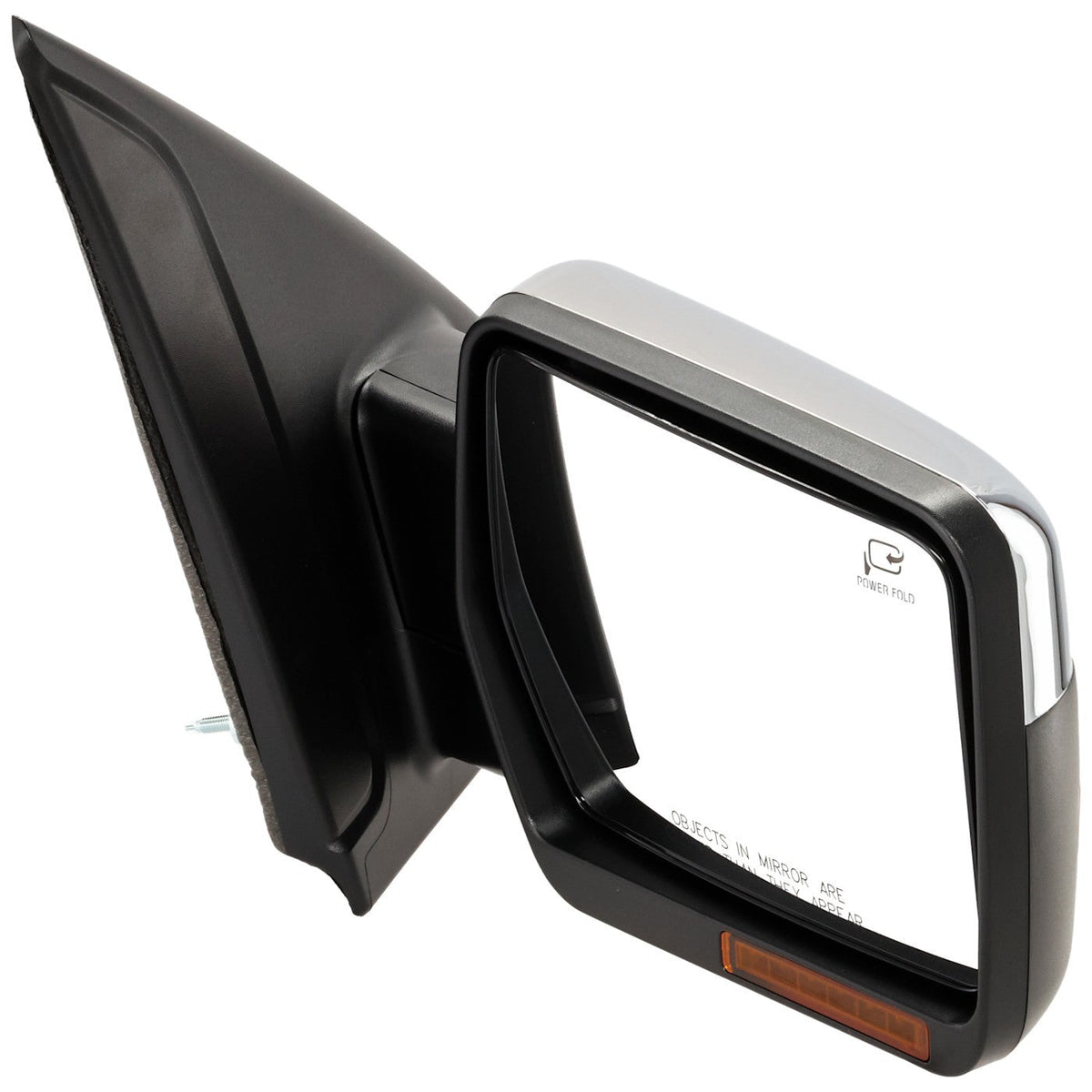 Right Mirror for Ford F-150 (2011–2014) Power Heated Chrome with Puddle Signal