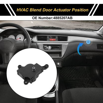 HVAC Heater Blend Door Actuator for Chrysler Sebring (2001–2006) No. 4885207AB