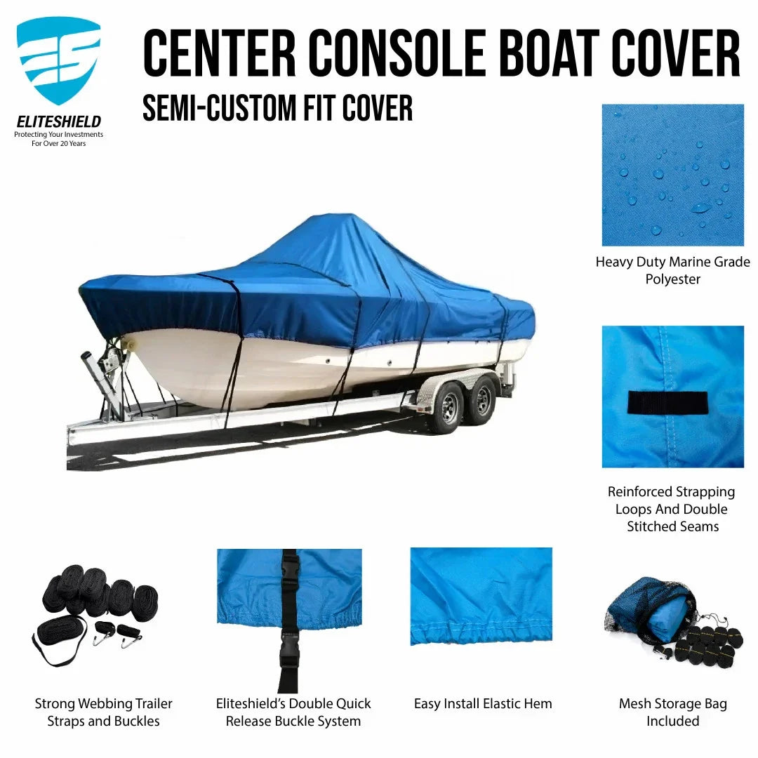 Boat Storage Cover for Sea Chaser 190 BR (2010–2023) Waterproof