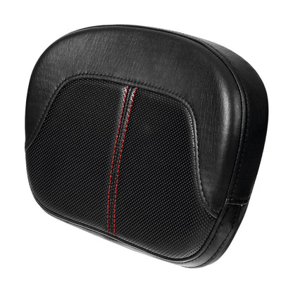 Black Passenger Backrest Pad for Harley Touring Street Road Glide (1994–2023)
