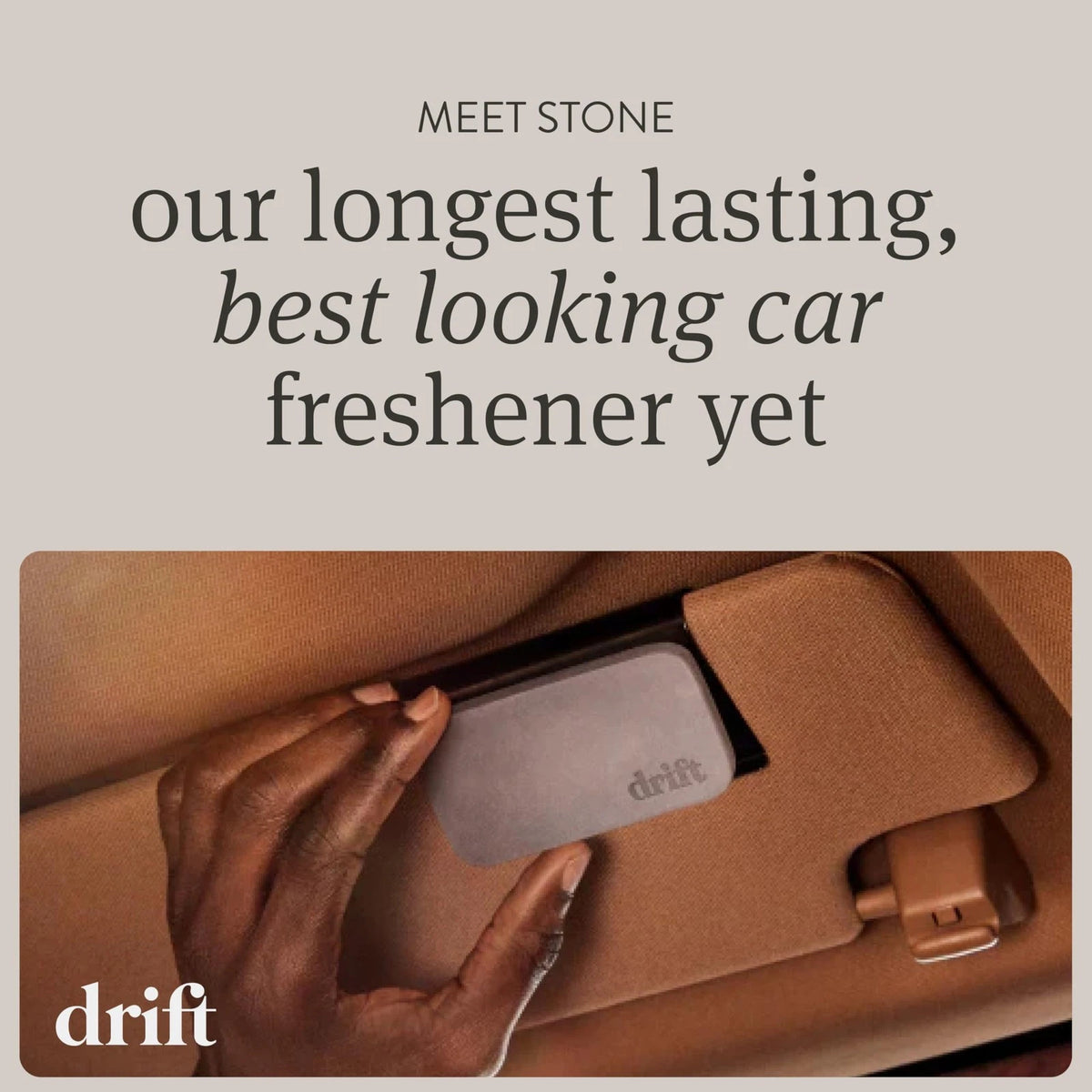Drift Car Air Freshener - Stone 5.3 Ounce for Universal Use (Pack of 1)