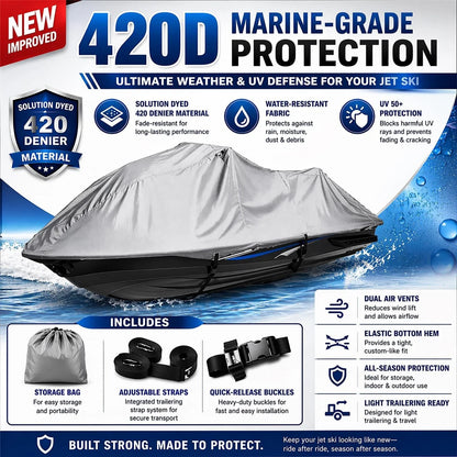 Jet Ski Cover for SeaDoo Bombardier GTI SE 130 (2007–2010)