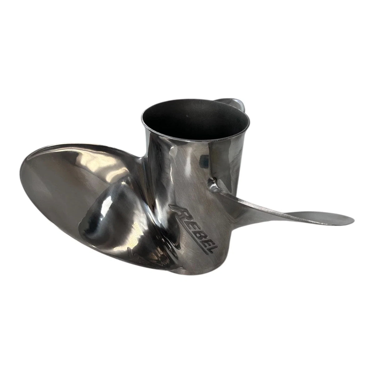 3X 15 1/4 x 19 Rebel Stainless Steel Propeller for Evinrude Johnson (LH)