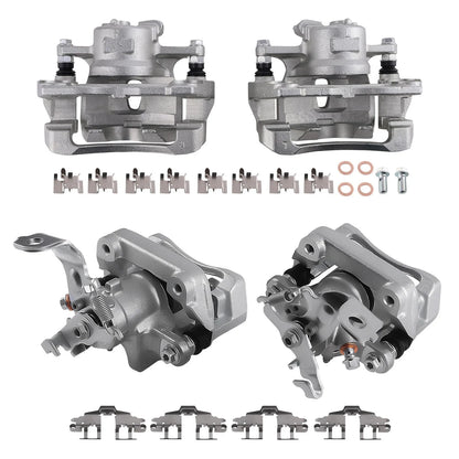 4X Brake Caliper Assembly for Toyota Corolla, Pontiac Vibe (2003–2008) 19-B3797 19-B3798