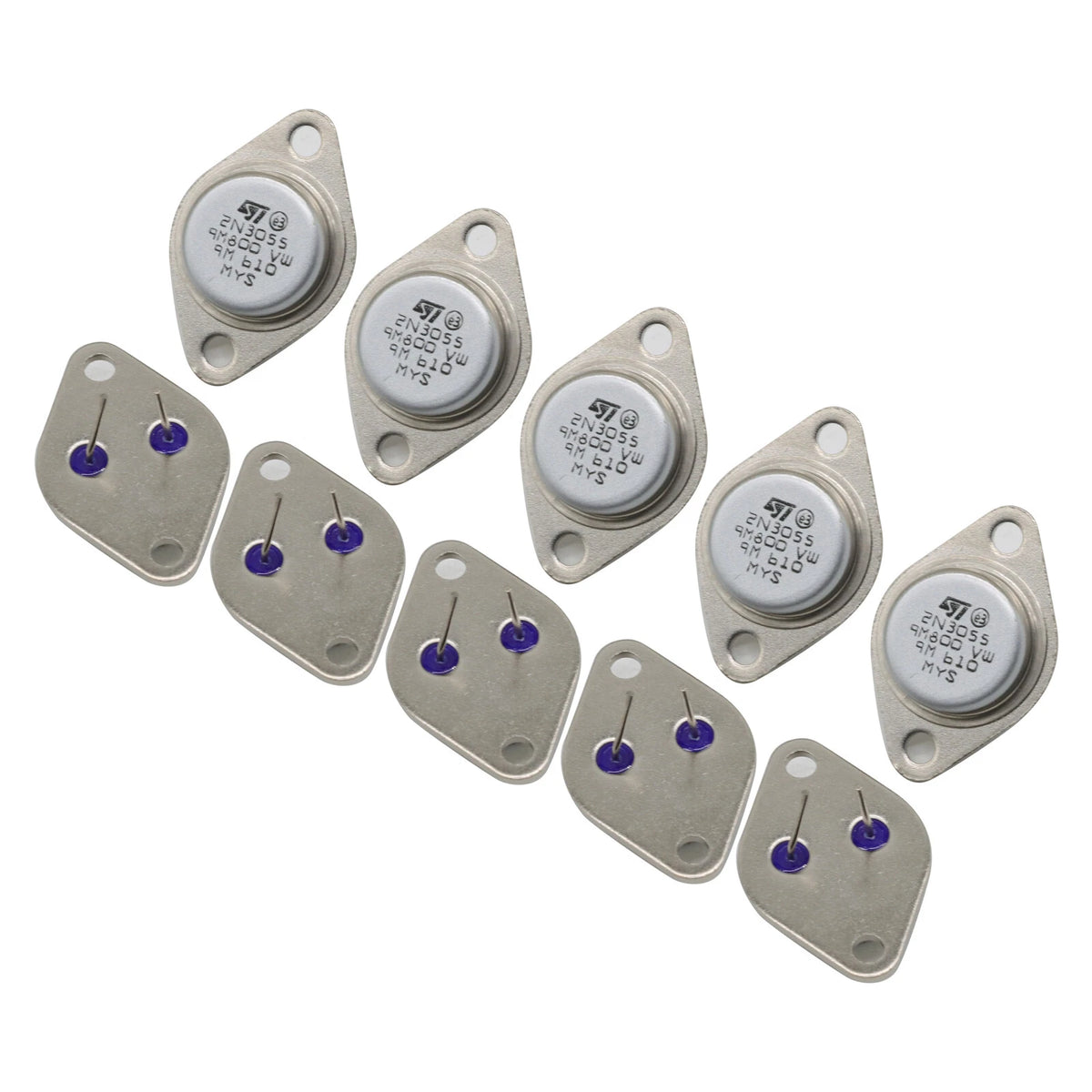 10X 2N3055 TO-3 NPN Transistor for Audio Power Amplifier