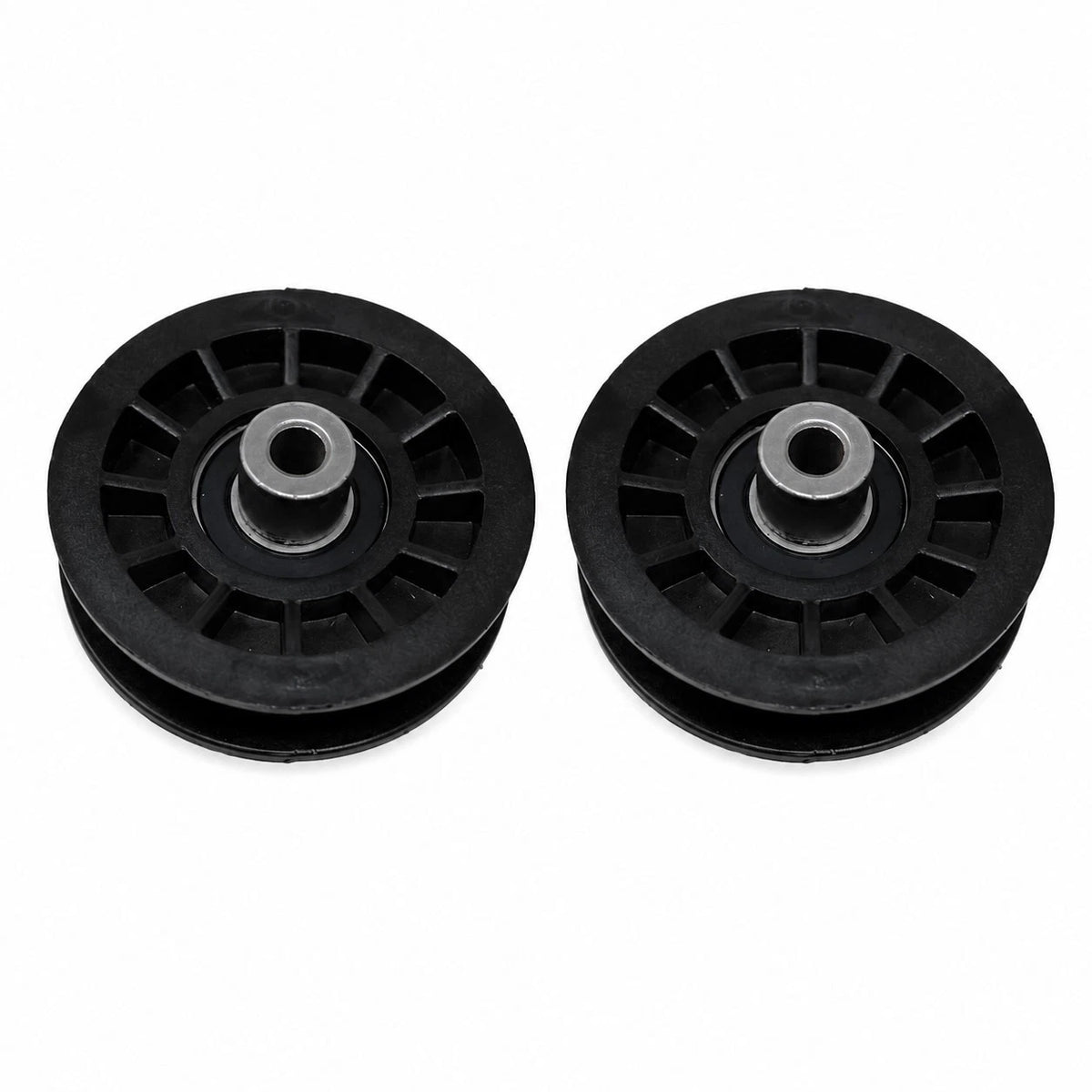 2X Flat Idler Pulleys for Husqvarna (Replaces 532194327)