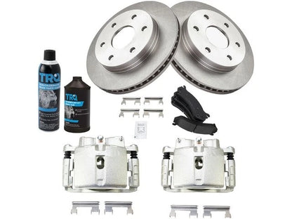 Set of 4 Brake Pads Rotors Calipers for Cadillac Escalade (2002–2006) 77852NCXV