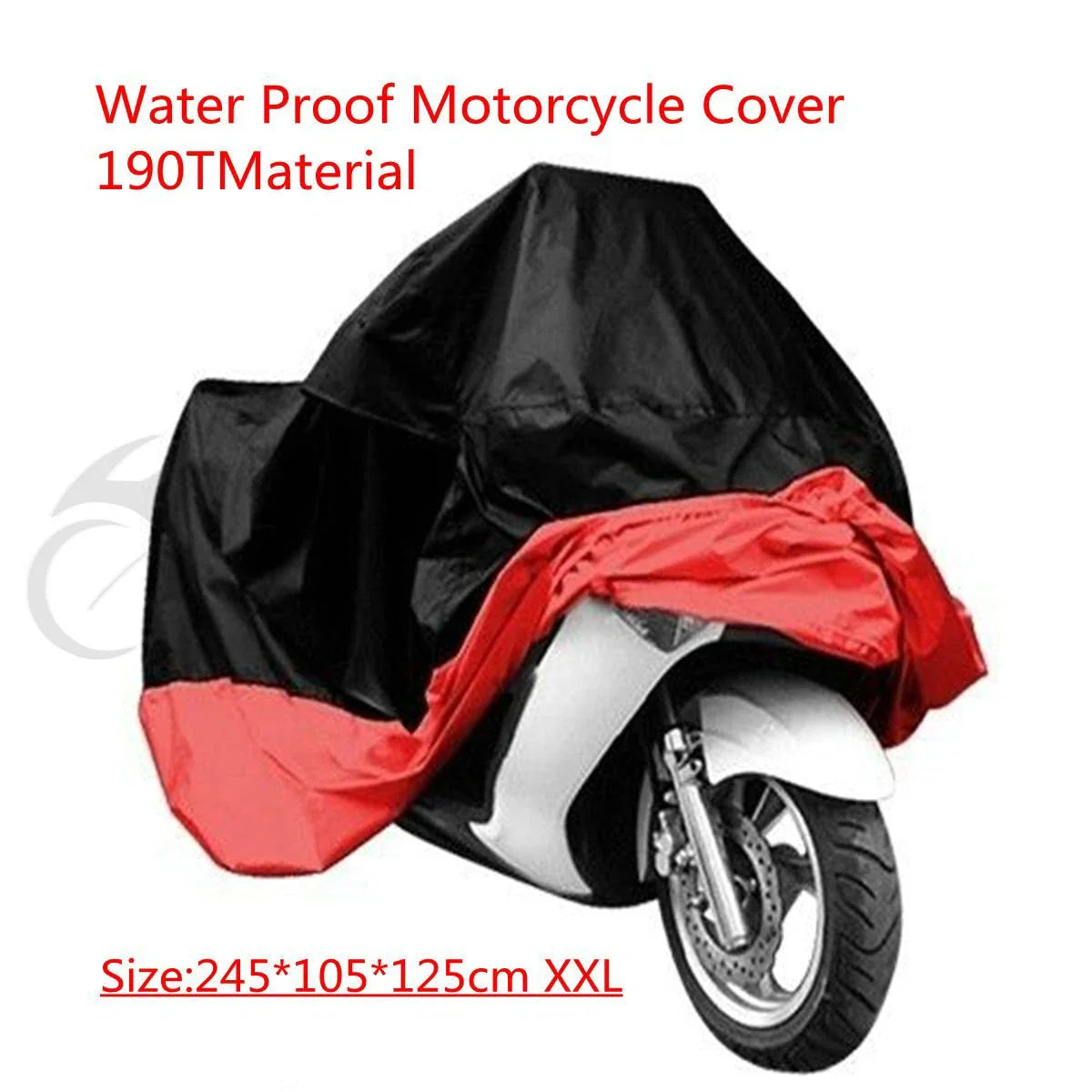 XXL 190T Waterproof Motorcycle Storage Cover for ATV Quad Bike Scooter (N/A)