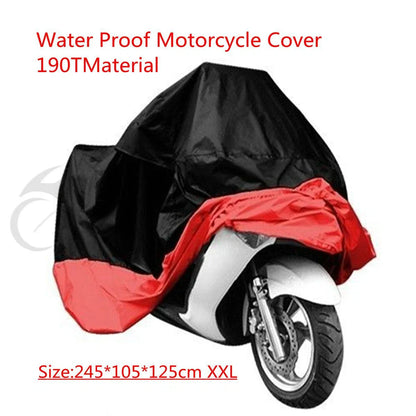 XXL 190T Waterproof Motorcycle Storage Cover for ATV Quad Bike Scooter (N/A)
