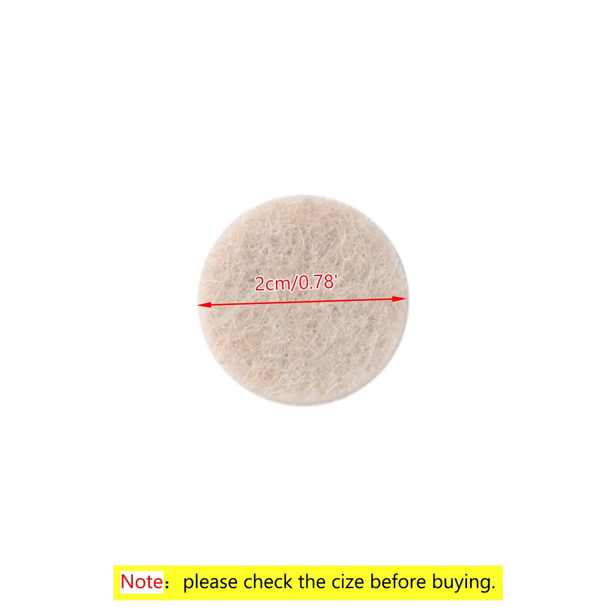 2X 128x20mm Stick On Furniture Felt Pad for Solid Oak Wood Floor