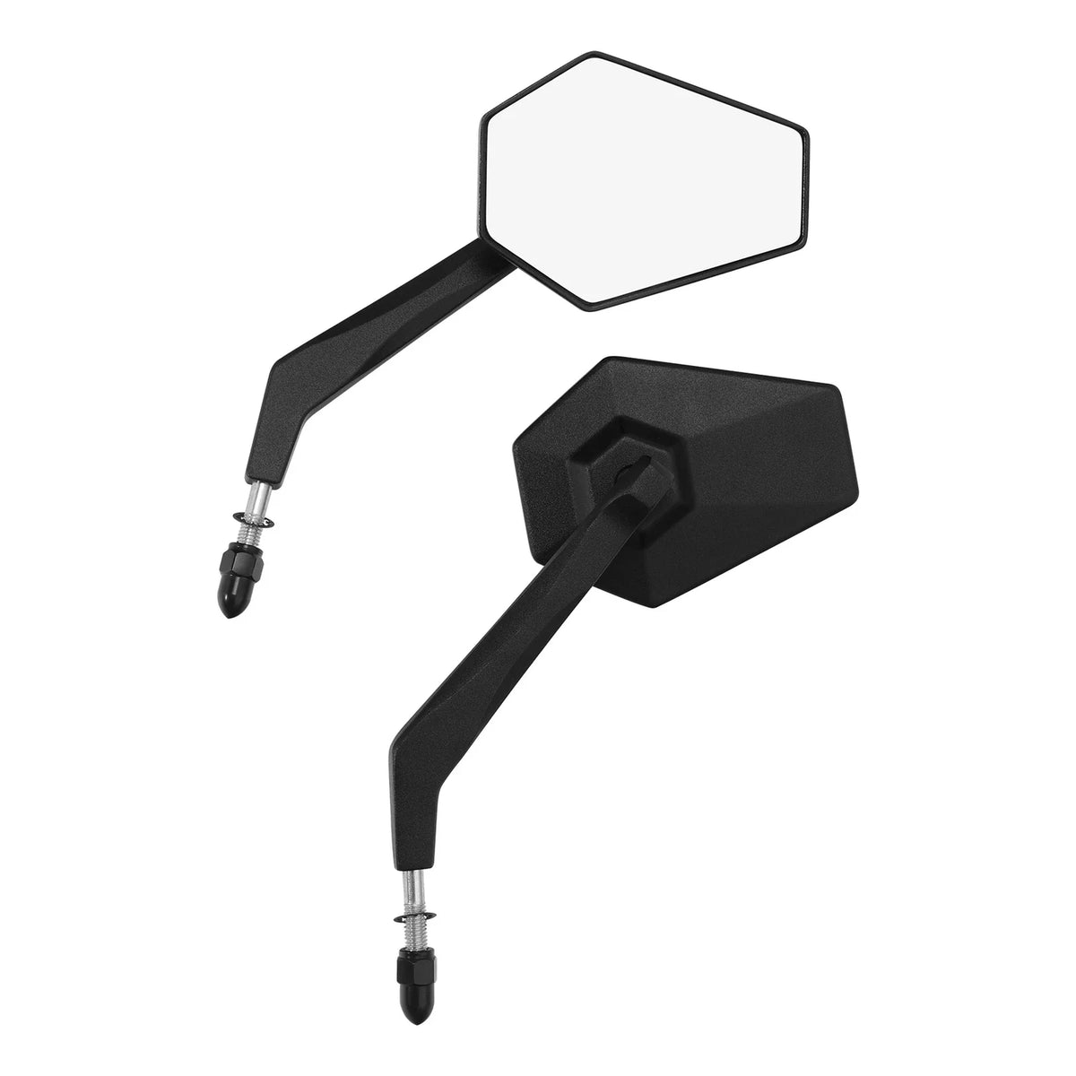 Black Rearview Mirrors for Harley Touring Road Glide Sportster Softail (1982–2025)