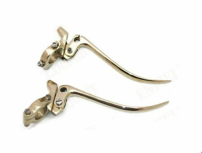 Brass Brake & Clutch Lever Set for Triumph BSA Ariel (Vintage)
