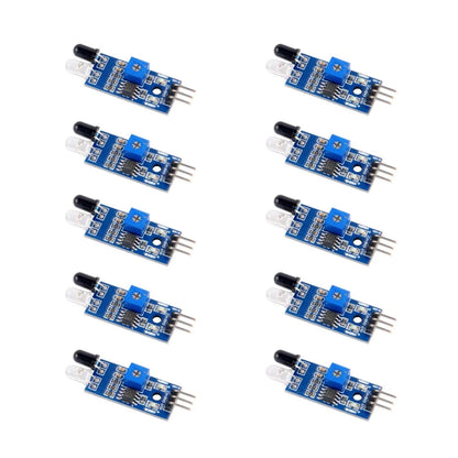10PCS Smart Car Robot IR Infrared Obstacle Avoidance Sensor Module