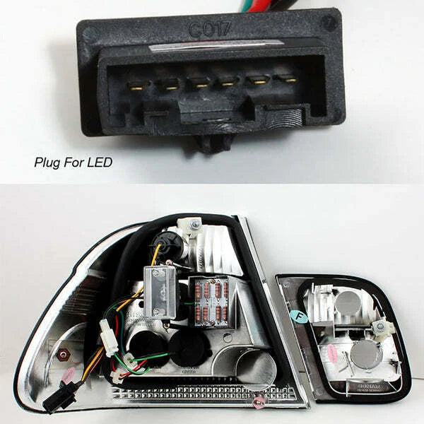 LED Red Tail Lights for BMW E46 3-Series (1999–2001) NTR6192R