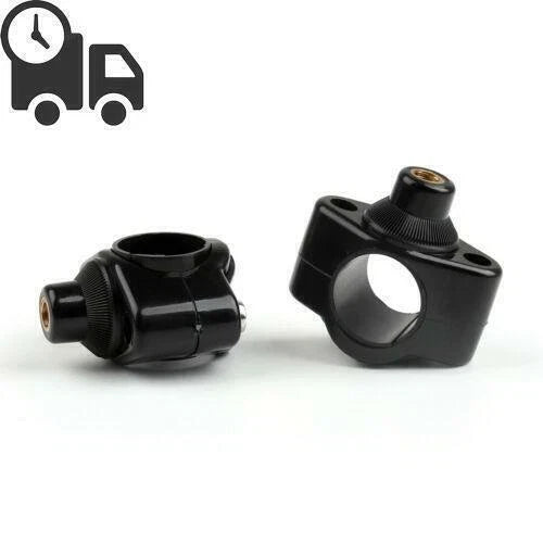 Set of 2 Windshield Mounting Hardware Handlebar Clamps for