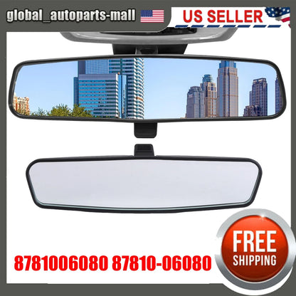 Interior Rearview Mirror for Toyota Tundra Tacoma Sequoia Sienna (2000–2023) 87810-06080, 8781006080