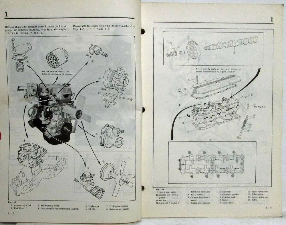 Service Shop Repair Manual for Mazda GLC (1977)