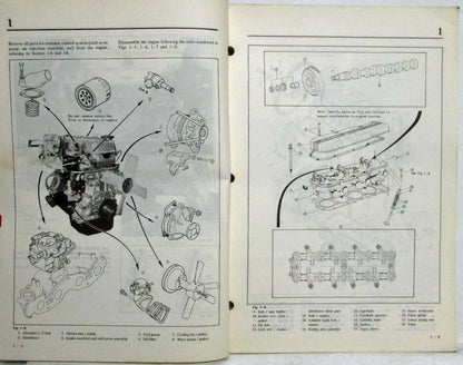 Service Shop Repair Manual for Mazda GLC (1977)