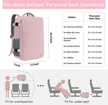 Travel Backpack for Women - Carry On Amourpink