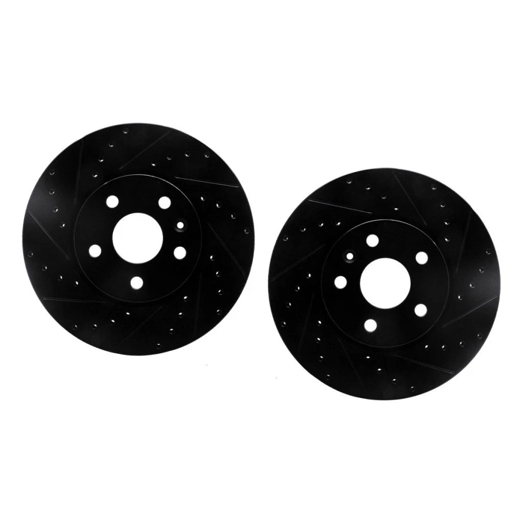 Rotor Set for Chevy Malibu (2013–2015) | Drilled and Slotted | ALX-PAU-DF-8002-45000-CLA7