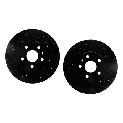 Rotor Set for Chevy Malibu (2013–2015) | Drilled and Slotted | ALX-PAU-DF-8002-45000-CLA7