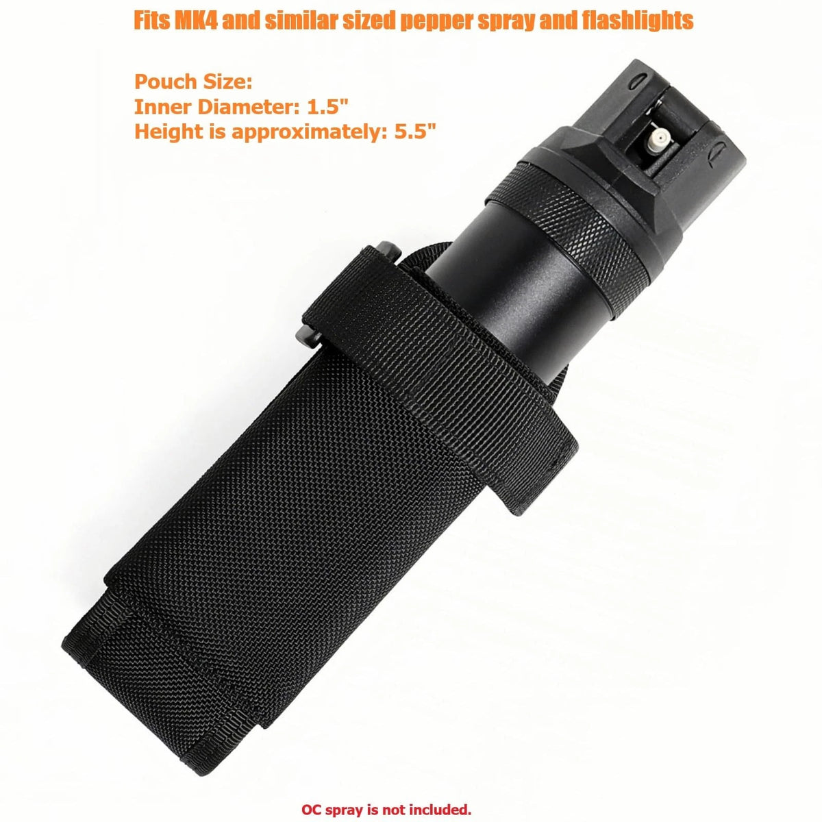 Open Top OC/Mace Spray Holder for Duty Belt MK-4 (No Year Range)