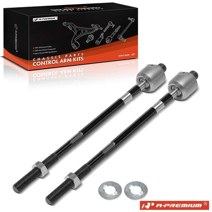 2X Front Inner Side Tie Rod End for Hyundai Elantra Tiburon (1996–2000) 5773029001, GEV369