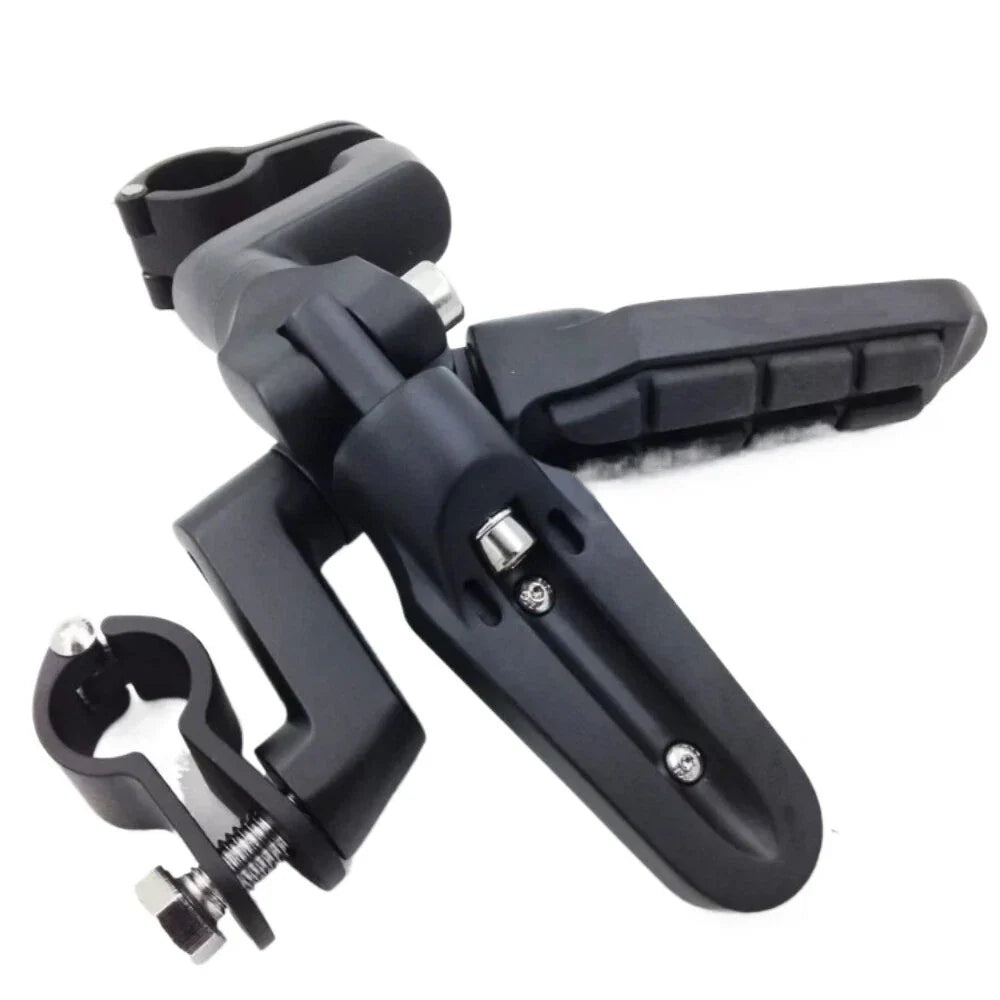 Front Foot Pegs and Mount Clamps for Harley Motorcycle (All Models)
