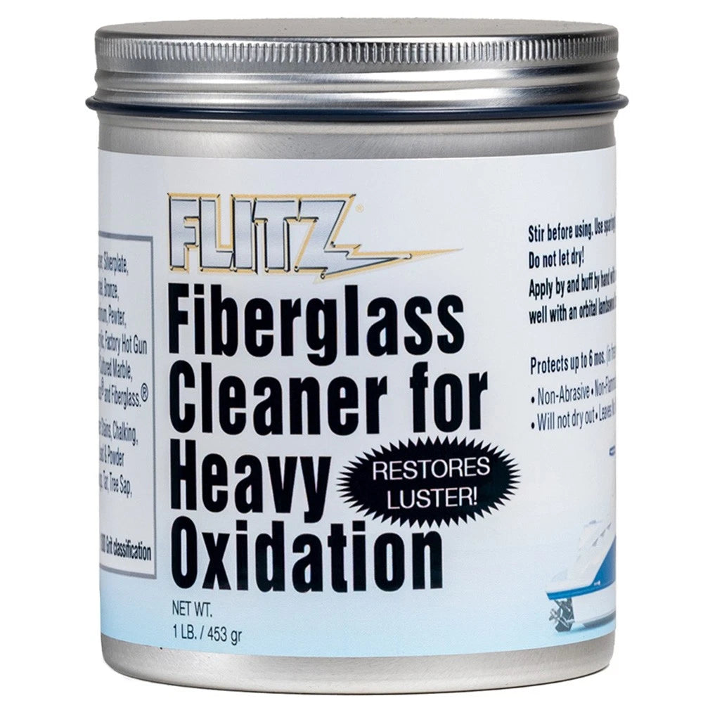 Flitz Fiberglass Cleaner for Heavy Oxidation (1lb) CA03416