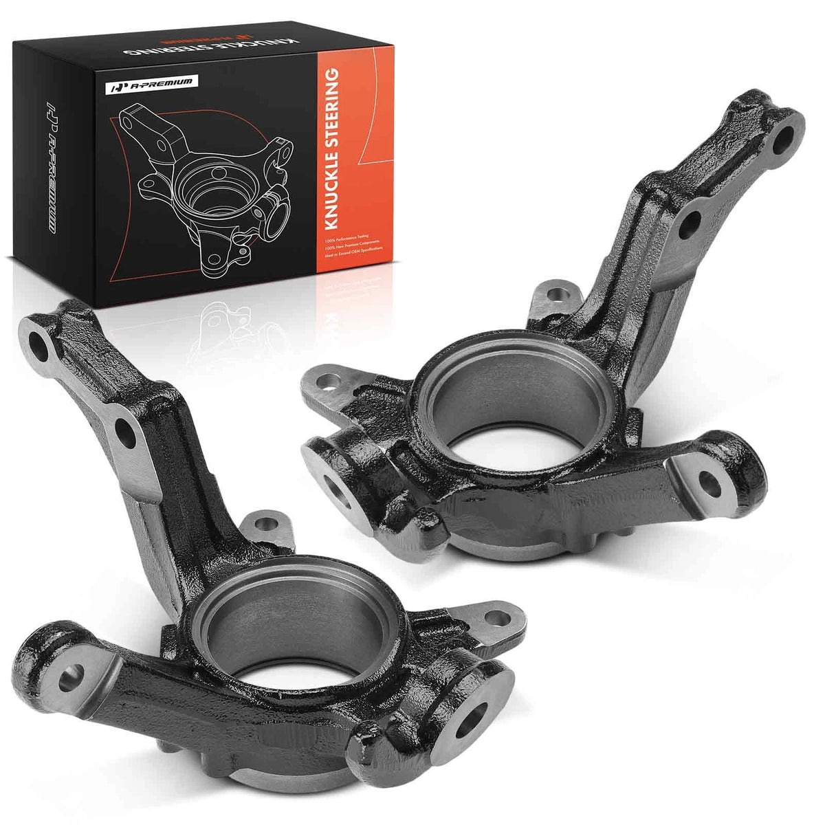 2X Front Steering Knuckle for Honda HR-V (2016–2022) 51211T7W000, 51216T7W000