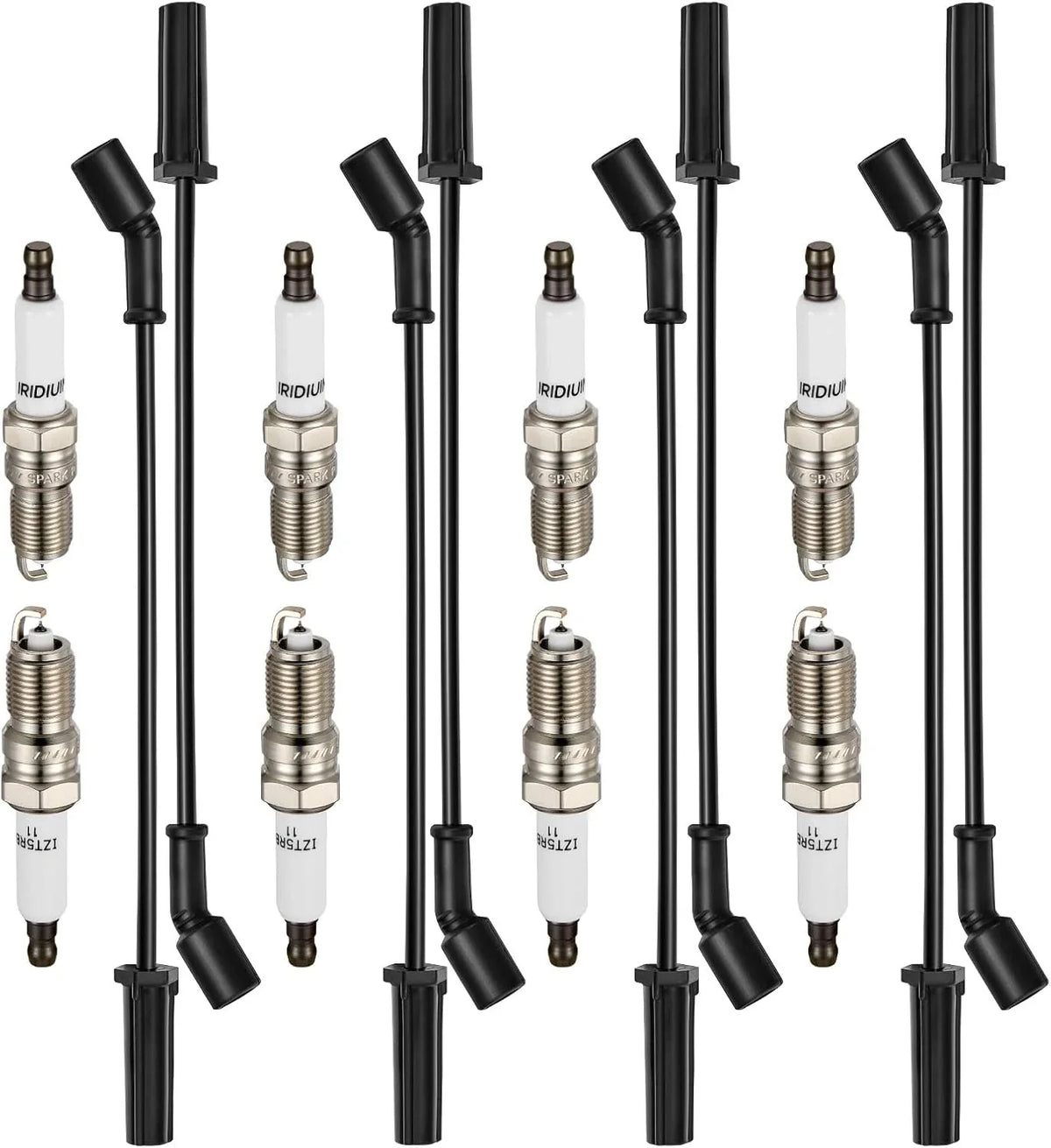 Spark Plug & Ignition Wire Set for Chevy Avalanche (2009–2014) - 8pcs