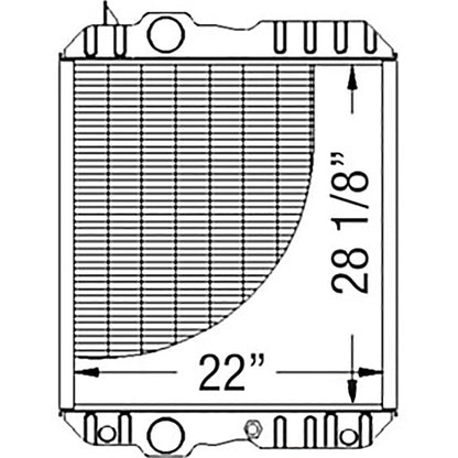 Radiator for John Deere 4700 4710 4890 4895 7600 7610 7700 7710 (No Years)