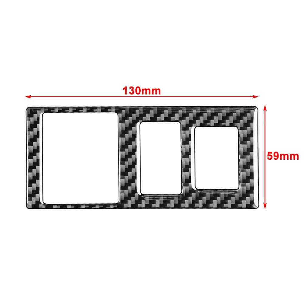 Carbon Fiber Head Light Control Button Cover for Toyota Tundra (2014–2021)