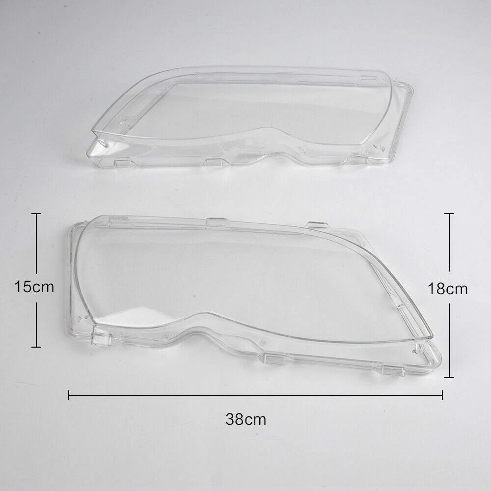 Headlight Lens for BMW E46 325i 325Xi 330 330Xi (2002–2005) A-02HLC1101ACL
