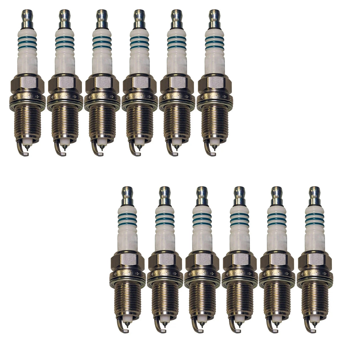 Set of 12 Denso Iridium Power Spark Plugs for A8 Quattro Phaeton (2004–2006)