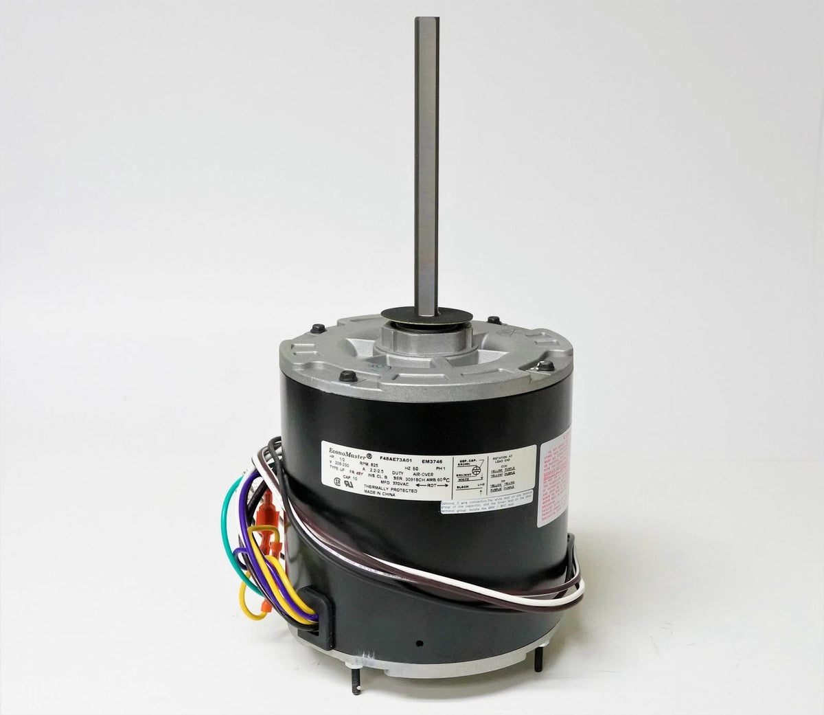 Air Conditioner Condenser Fan Motor 1/2 HP 230V 825 RPM for