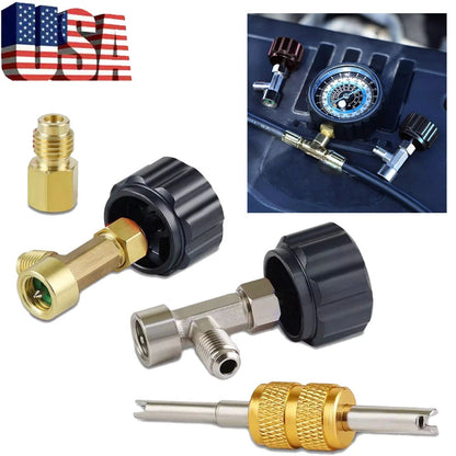 R134A Can Tap Adapter Valve Core for AC Freon Tank