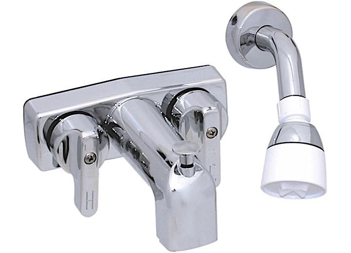 3-3/8" RV Tub/Shower Faucet & Shower Head Kit for Valterra