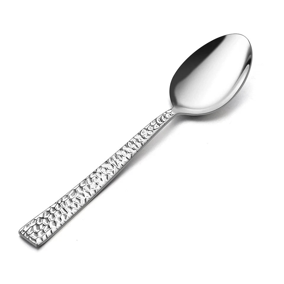Set of 12 Stainless Steel Teaspoons for Classic Elegance