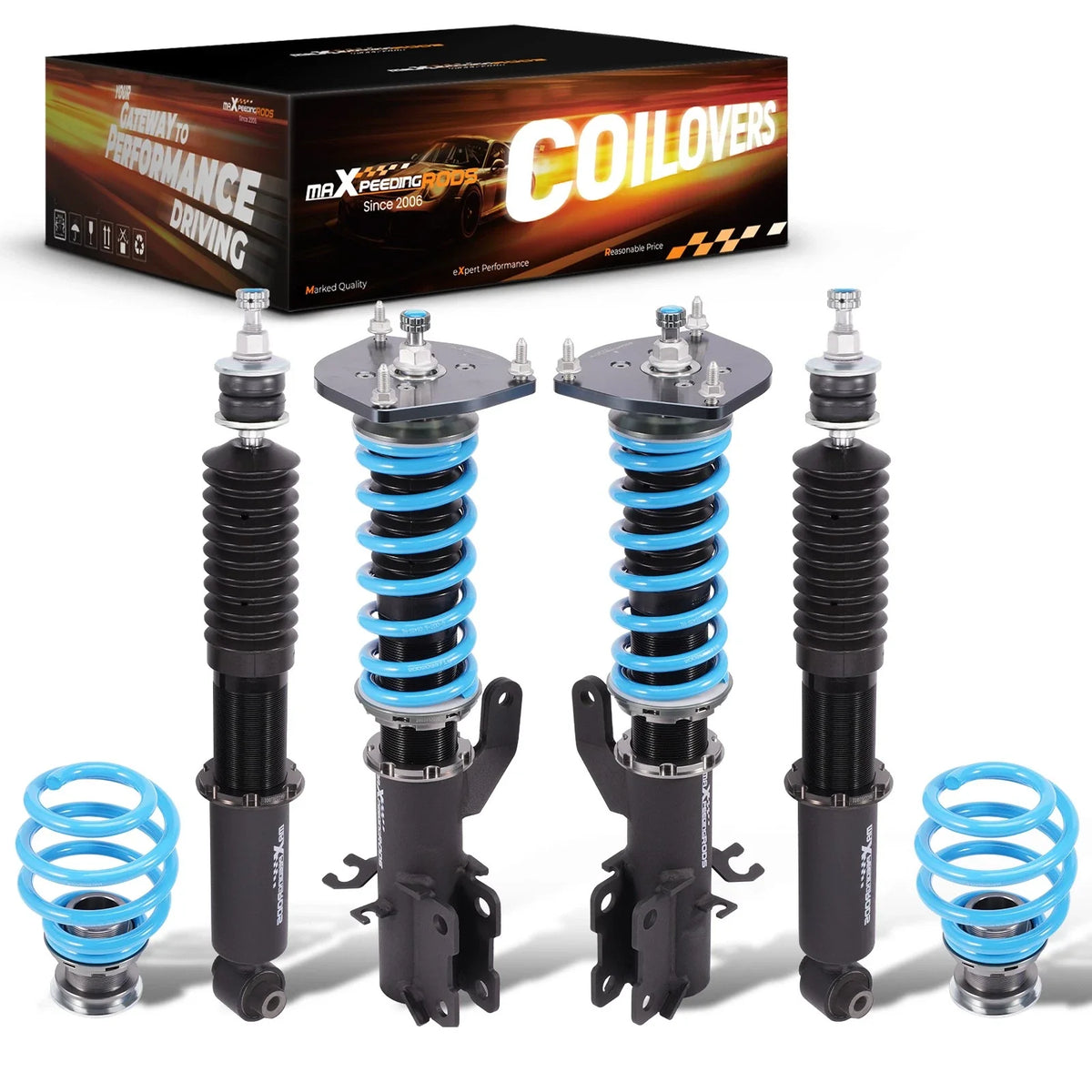 24 Level Damper Coilovers Shocks Struts Lowering Kit for Nissan Sentra (2013–2019)