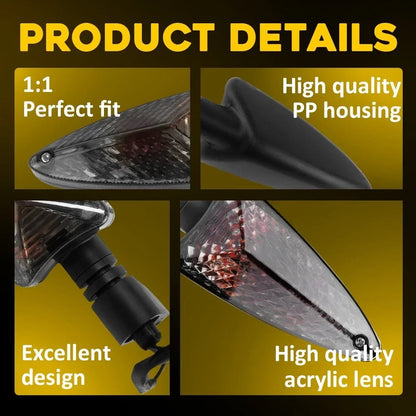 Set of 4 Turn Signal Indicator Lights for BMW R1200GS (2013–2018)