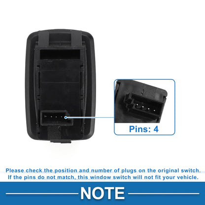 Power Window Switch for BMW 528i 535i xDrive M5 (No. 61319113931)