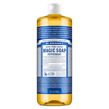 Dr. Bronner's Pure-Castile Liquid Soap 32 Fl Oz (Pack of 1)