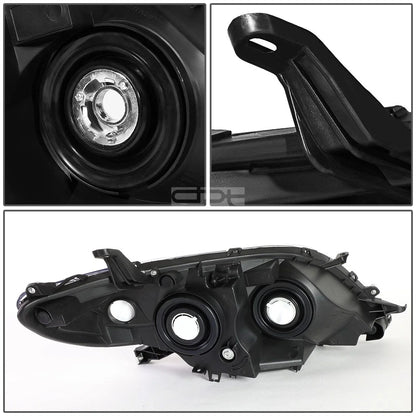 Projector Headlight Lamp for Toyota Sienna (2011–2020) - Black Amber