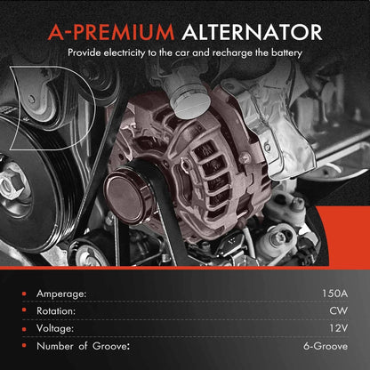 Alternator for Chevy Trailblazer GMC Envoy Buick Isuzu L6 4.2L (2007–2009)
